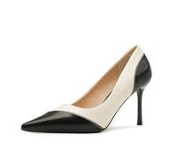 Size 4 Pointed Toe Heels for Petite Women - 3.1 inch Stiletto Bridal Wedding Pumps, for Holiday, Formal Events,White,3 UK