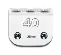 Size 40 Clipper Blade (0.25mm) - Ultra-Close Finishing Blade, Professional Grooming, Snap-On Compatible with Wahl®, Andis® & Oster® Clippers