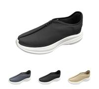 Size 5.5 Men's Hands-Free Slip on Walking Shoes Comfortable Tennis Casual Non Slip Workout Sneakers Loafers Black Footwear Clearance