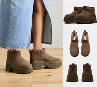 Ugg Womens Classic Ultra Mini New Heights Boot - Brown - Size 6