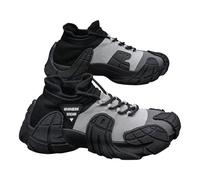 Size 6.5 Men's Trainers Breathable Lace-Up Street Fashion Sneakers Freestyle Hi-Top Gym Sneakers Walking Jogging Athletic Fitness Outdoor Shoes Black Footwear Gift
