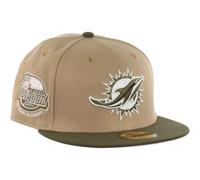(Size 7 1/4 (57.7cm)) Miami Dolphins NFL Cap New Era Adult Snapback Hat - New