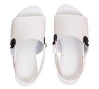 Size 7 WOMEN'S Thong Sandals Open Toe Slip on Flip Flops Slippers Buckle Sandals Summer Slides Beach Outdoor T-Strap Tan Sandal Shoes A5_White Footwear Clearance