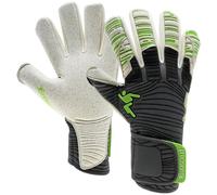 Size 8.5 Professional ADULT Goal Keeping Gloves ELITE 2.0 Black & Quartz Keeper