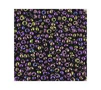 Size 8 Seed Beads Iridescent Purple Qty 100 Grams
