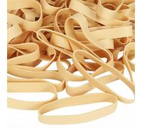 Size #82 Tactical Rubber Bands - Pack of 60 Heavy-Duty, Extra Thick and Wide UV, Heat, and Cold-Resistant Industrial-Grade Elastic Bands for Camping, Cycling, and Fishing (light brown)