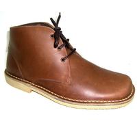 Size 9 Men's M378gb Roamers Smooth Brown Waxy Leather Lace Up Desert Boots.