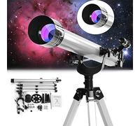 Size : 900mm, 675x High Magnification Astronomical Refractive Zooming for Space Celestial Observation HD Adjustable Night Vision