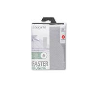 Brabantia Metalised Ironing Board Cover Size B 124cmx 38cm - Silver