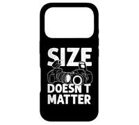 Size doesn't matter Camera Photography Photographer Case for iPhone 17 Pro