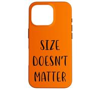 Size doesn't matter Funny Idea White Lie Party Case for iPhone 16 Pro