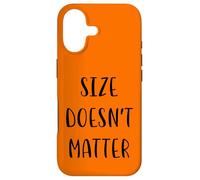 Size doesn't matter Funny Idea White Lie Party Case for iPhone 17