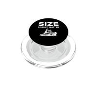 Size Doesn't Matter Funny Tugboat Captain Boat PopSockets PopGrip for MagSafe