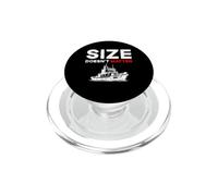 Size Doesn't Matter Funny Tugboat Captain Boat PopSockets PopGrip for MagSafe