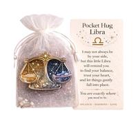 Size Emotion Affirmation Card with Acrylic Constellatory Charm for Friend Christmas Valentines Birthday Present Individualized Starsign Cards