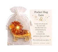 Size Emotion Affirmation Card with Acrylic Constellatory Charm for Friend Christmas Valentines Birthday Present Genuine Starsign Gifts