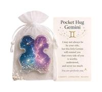 Size Emotion Affirmation Card with Acrylic Constellatory Charm for Friend Christmas Valentines Birthday Present Starsign Greeting Cards