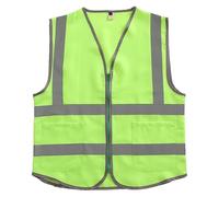 Size M-4XL Security Guard Vest With Pockets Hi Vis Outdoor Construction Protective Workwear High Vis Vest(Color 49,XL-chest 110cm)