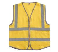 Size M-4XL Security Guard Vest With Pockets Hi Vis Outdoor Construction Protective Workwear High Vis Vest(Color 6,M-chest 100cm)