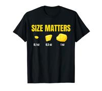 Size Matter Funny Gold Panning Mining Miner Prospector Trip T-Shirt