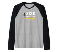 Size Matters Funny 3D Printing PLA Filament Joke Maker Pride Raglan Baseball Tee
