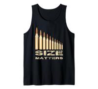 Size Matters - Funny Gun Lover Bullets T-shirt Tank Top