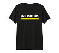 Size Matters Funny Tape Measure Ruler Design Premium T-Shirt