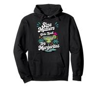 Size Matters Girls Need Big Margaritas Womens Dark Pullover Hoodie