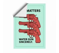 Size Matters Typography Unframed Wall Art Print A1 (84.1×59.4cm), Wall Decor for Living Room, Bedroom, Office & Home, Art Gift
