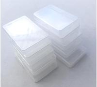 Size: normal for skat, quartet cards accessories 15 pieces x empty case empty plastic box cover case playing card box card box for quartets card games playing cards