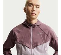 Size Small - Nike Stride Men’s Repel UV Running Jacket - Burgundy - HV4548-502
