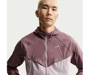 Size Small - Nike Stride Men’s Repel UV Running Jacket - Burgundy - HV4548-502