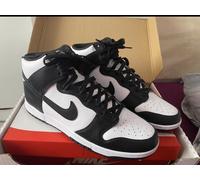 Size UK 10.5 - Nike Dunk High Black White