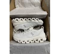 Size UK 6 - ON Running Cloud X Tempo Trainers White Ivory Ice Black - RRP £170