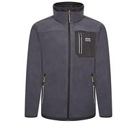 JCB Men's Fleece Jacket Trade Full-Zip Steel Blue XL
