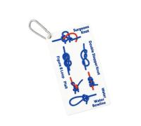 Sized Knot Tying Practice Board Rope Learning Knot Tying Training Board with Clear Diagrams Outdoor Knots Practice Tool for Camping Hiking