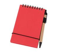 Sized Memo Pad 50 Sheets Unruled Elastic Strap Closure Small Twin Coil Binding Notepads for Sketching Note Taking Student Notebook Portable
