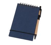 Sized Memo Pad 50 Sheets Unruled Elastic Strap Closure Small Twin Coil Binding Notepads for Sketching Note Taking Pocket Size Notebook