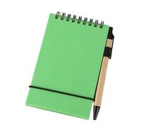 Sized Memo Pad 50 Sheets Unruled Elastic Strap Closure Small Twin Coil Binding Notepads for Sketching Note Taking Pocket Size Notebook