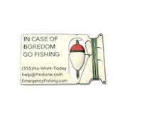 Sized Thin Metal Fishing Card Complete with Essential Tackle for on the Go Anglers Multi Pattern Option Careful Fishing Accessory
