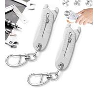 Sizefinder Tool - 2024 Newest Thread Size Verification Tool, Portable Precise Thread Size Checker Keychain, Bolthead Size Finder, Bolt Head Size Finder Tool, for Fast and Precise Measurement (2pcs)