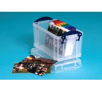 Sizes 0.07 - 2.1 Litre Really Useful Boxes (PACKS of 10) Small Clear Storage Box