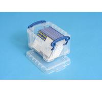 Sizes 0.07 - 2.1 Litre Really Useful Boxes (PACKS of 10) Small Clear Storage Box