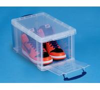 Really Useful Storage Box 14 Litre Open Front Clear, Clear