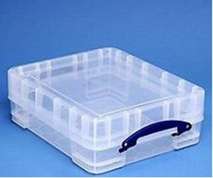 Sizes 11 - 25 Litre Really Useful Boxes CD DVD A4 A3 LP FILES Clear Storage Box