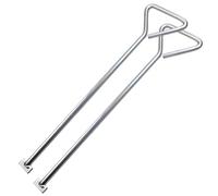 Sizi 2 Pack Manhole Cover Lifting Keys 450mm Long Handled Heavy Duty Carbon Steel Drain Cover Lifting Tools