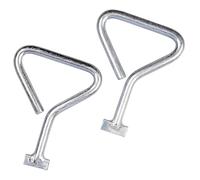 Sizi 2pcs Steel Manhole Cover Lifting Keys 6 Inch Heavy Duty Drain Lid Lifting Man Hole Cover T Shape Set