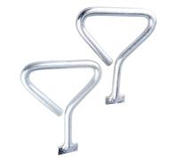 Sizi 6 Inch Manhole Cover Lifting Keys - 2 Piece Handled Carbon Steel Tools for Drain Covers | Heavy Duty Corrosion-Resistant, Utility Access Openers for Easy Cover Removal