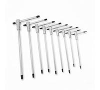 Sizi 9-Piece Sliding T-Handle Torx Wrench Set T10-T50 | Ergonomic High Torque Chrome Vanadium Tools for Workshop, Garage, and Home Repairs