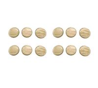 Sizoriruk 12 Pcs Trumpet Finger Buttons Valve Finger Trumpet Cap Screw Cover for Musical Bass Trumpet Accessories Yellow